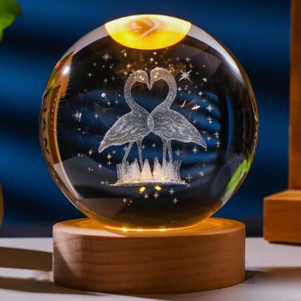 Esfera de cristal Cisnes